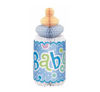 Picture of 12IN BLUE DOTS BABY SHOWER BOTTLE HONEYCOMB