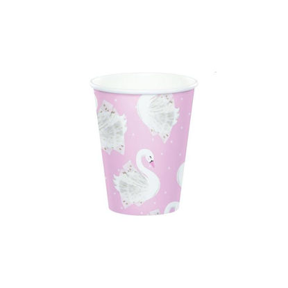 Picture of Lovely Swan Paper Cups 266ml