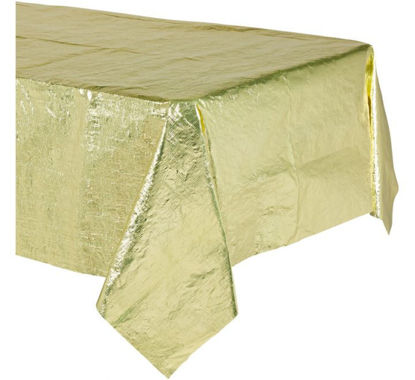 Picture of METALLIC GOLD TABLECOVER