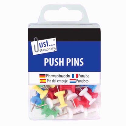 Picture of JUST STATIONERY PUSH PINS
