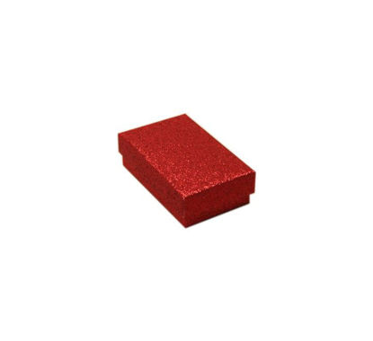 Picture of RED GLITTER GIFT BOX 8x5x2.5cm