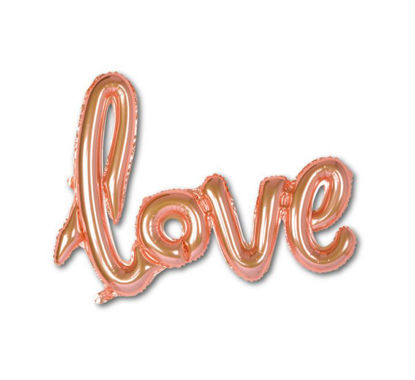Picture of ROSE GOLD LOVE FOIL BALLOON