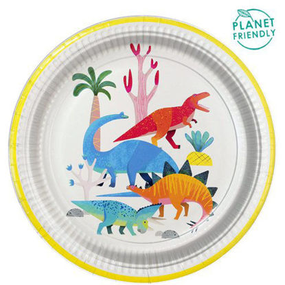 Picture of Little Party Dino Party Plate - 23cm