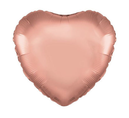 Picture of 18IN ROSE GOLD HEART FOIL BALLOON