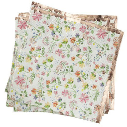 Picture of Ditsy Floral Floral Paper Napkins - 24cm