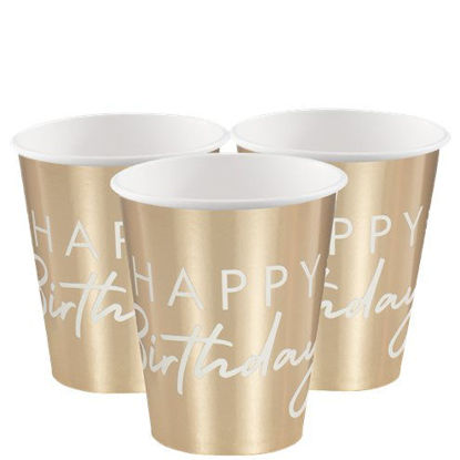 Picture of Gold Foil Paper Cups