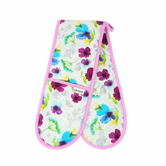 Picture of COOKSMART DOUBLE OVEN GLOVE CHATSWORTH FLORAL