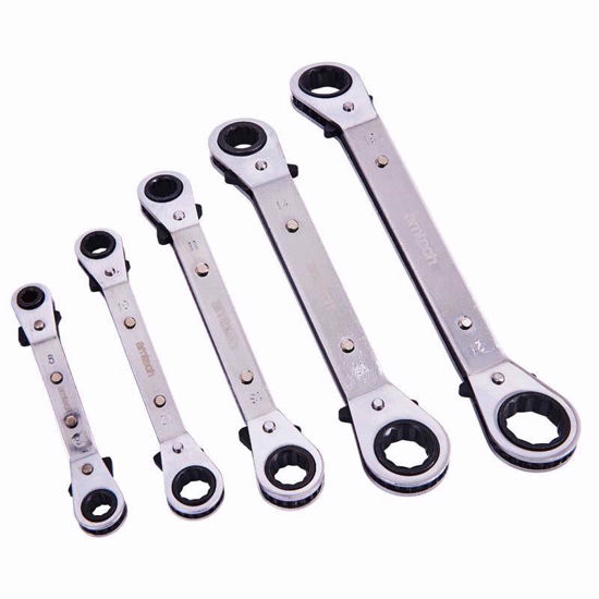 Picture of AMTECH OFFSET RING RATCHET SPANNER 5PC SET