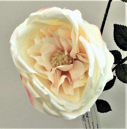 Picture of ENGLISH ROSE SPRAY 63CM PINK WHITE