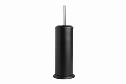 Picture of TOILET BRUSH WITH KICK PLATE BLACK