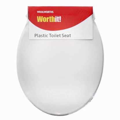 Picture of WORTH IT TOILET SEAT WHITE