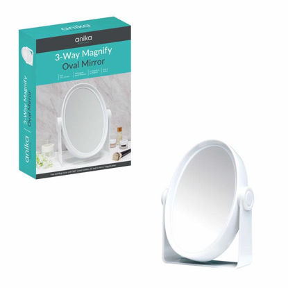 Picture of MIRROR ADHESIVE OVAL 3 WAY MIRROR