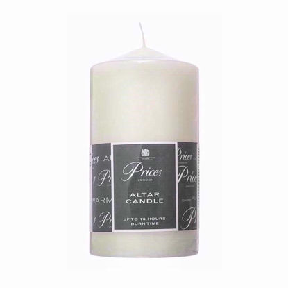 Picture of PRICES PILLAR CANDLE IVORY 15X8CM 
