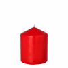 Picture of QUALITATSKERZE PILLAR CANDLE 8X10CM RED