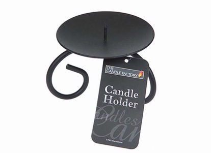 Picture of CANDLE HOLDER BLACK METAL