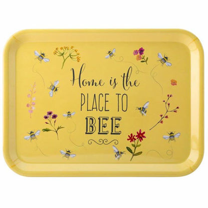 Picture of BEE HAPPY LARGE MELAMINE GLOSS TRAY