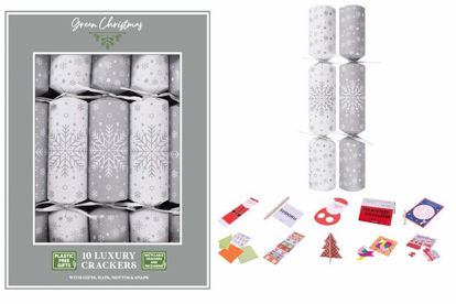 Picture of CHRISTMAS CRACKERS ECO 10X14 INCH SNOWFLAKE