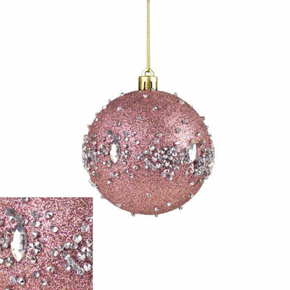 Picture of BAUBLE GLAM ROCK 8CM BLUSH