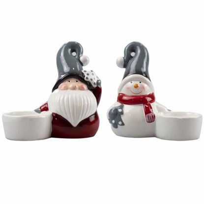 Picture of CHRISTMAS CHARACTER TEA LIGHT HOLDER