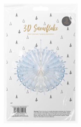 Picture of CHRISTMAS SNOWFLAKE PAPER DECOR