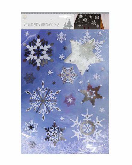 Picture of FESTIVE MAGIC STICKERS WINDOW SNOWFLAKE