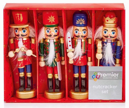 Picture of PREMIER NUTCRACKER SOLDIER 12.5CM 4PC