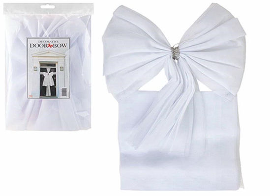 Picture of SNOW WHITE DOOR BOW KIT WHITE