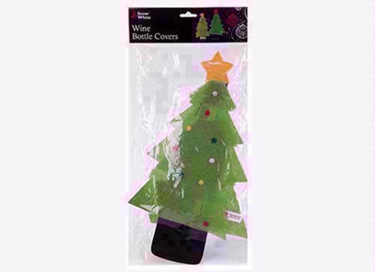 Picture of SNOW WHITE XMAS TREE BOTTLE COVER D0