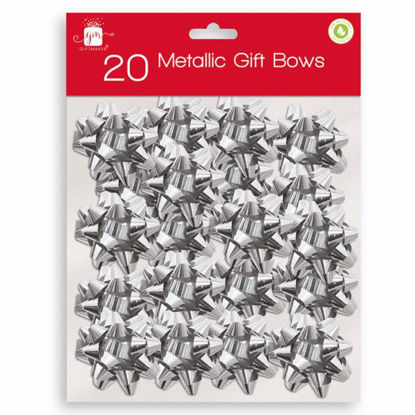Picture of GIFTMAKER BOWS 20 SILVER