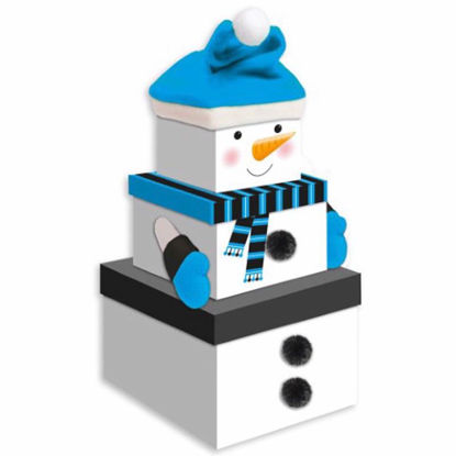 Picture of GIFTMAKER STACKABLE LARGE BOX SNOWMAN