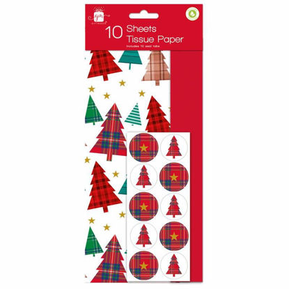 Picture of GIFTMAKER TISSUE PAPER TARTAN
