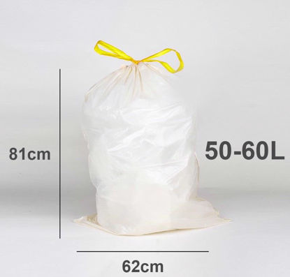 Picture of ECO360 DRAWSTRING 10 BIN BAGS 50 LTR