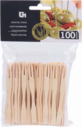 Picture of BAMBOO COCKTAIL100 FORKS