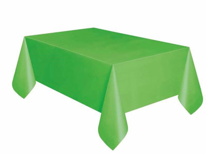 Picture of UNIQUE RECT LIME GREEN TABLE COVER 54X108