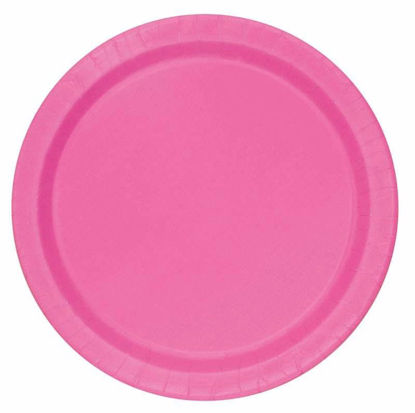 Picture of UNIQUE ROUND 9IN HOT PINK 16 PLATES
