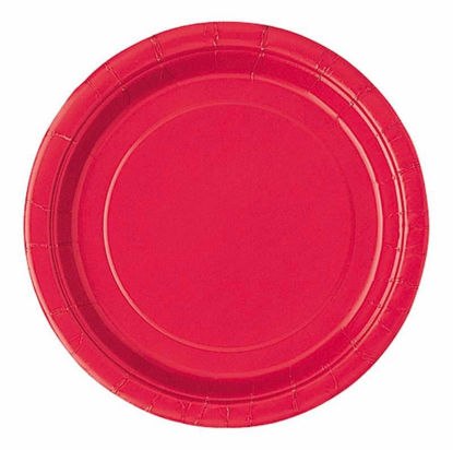 Picture of UNIQUE ROUND 9IN RED 16 PLATES