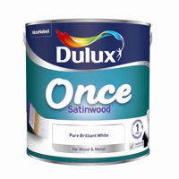 Picture of DULUX ONCE SATINWOOD PBW 2.5L