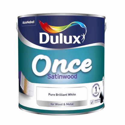 Picture of DULUX ONCE SATINWOOD PBW 2.5L