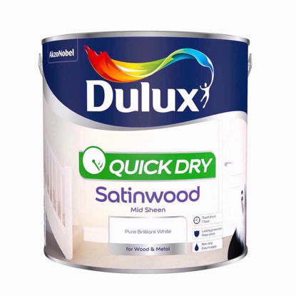 Picture of DULUX QUICK DRY SATINWOOD PBW 2.5L