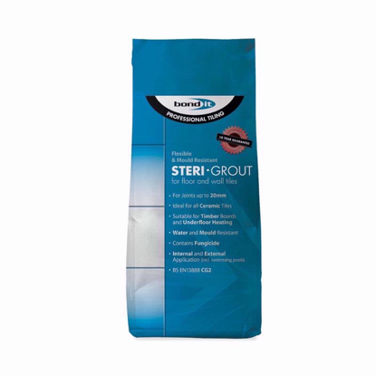 Picture of BOND IT STERI GROUT WHITE 3KG