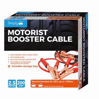 Picture of SIMPLY MOTORIST BOOSTER CABLE 200AMP