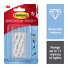 Picture of COMMAND CLEAR DECORATING CLIPS W/CLEAR STRIPS