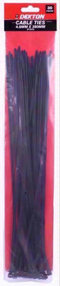 Picture of DEKTON CABLE TIES BLACK 30PC