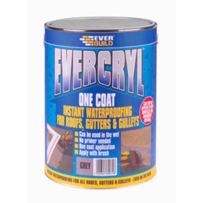 Picture of EVERBUILD EVERCRYL ONE COAT GREY 1KG