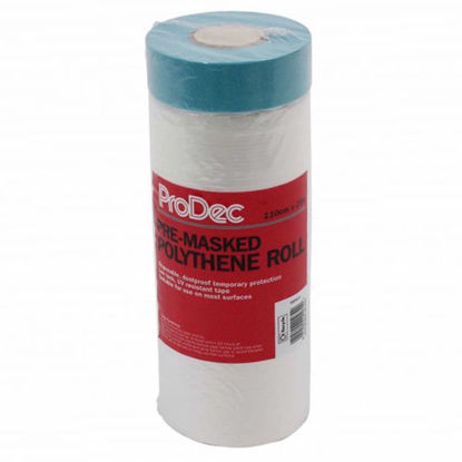 Picture of PRODEC PRE MASKED POLY ROLL 110CMX25M