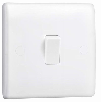 Picture of BG 1 GANG 2 WAY SWITCH WHITE DD