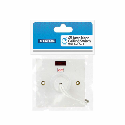 Picture of STATUS 45AMP CEILING SWITCH + NEON CDU
