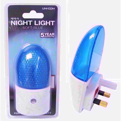 Picture of UNICOM 3 LED NIGHT LIGHT BLUE