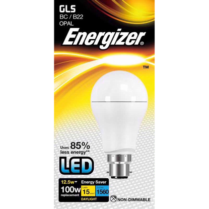 Picture of ENERGIZER LED GLS 12.5W D/L B22 BULB