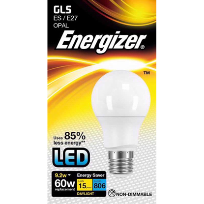 Picture of ENERGIZER LED GLS 9.2W D/L E27 BULB EACH